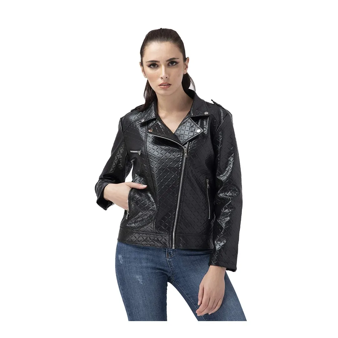 Fancy women Faux leather Jacket