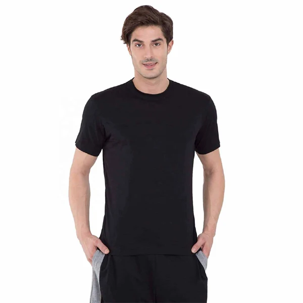 2022-23 Модные индивидуальные высококачественные мужские футболки из 100% хлопка однотонные без рисунка оптом в Пакистане