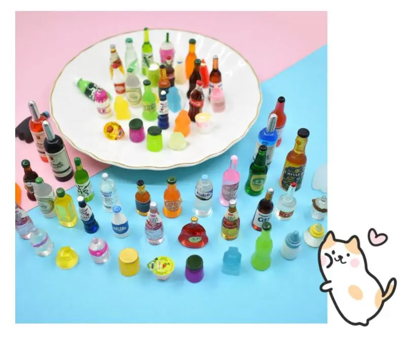 Slime Charms Cute Set Resin Charms Mixed Assorted Candy Sweets Resin  for DIY Craft Making and Ornament Scrapbooking