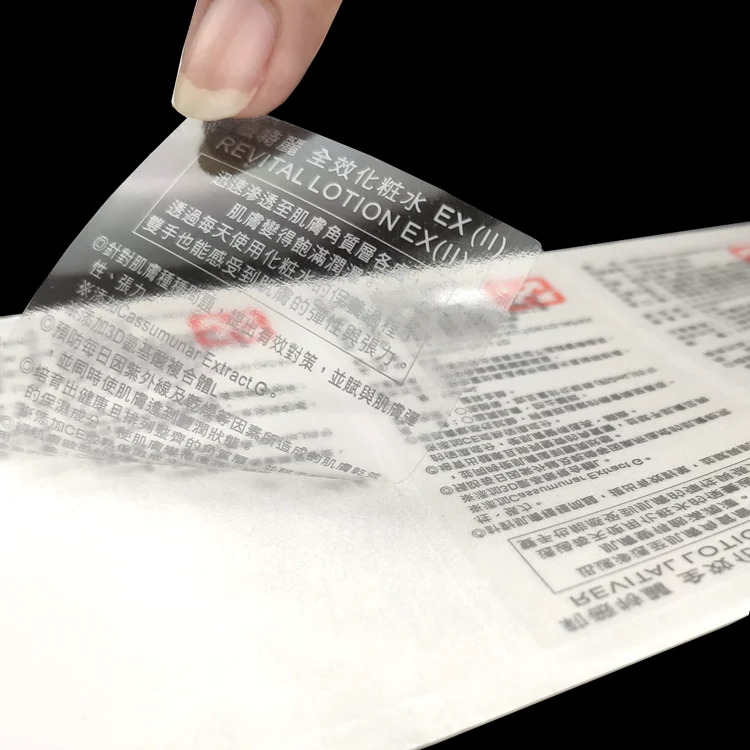 Customized transparent ruler wire sticker