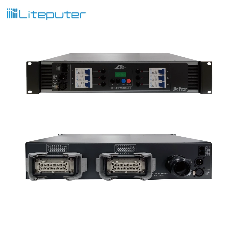 DMX-512 6 channels dimmers led light controller triac dimmer