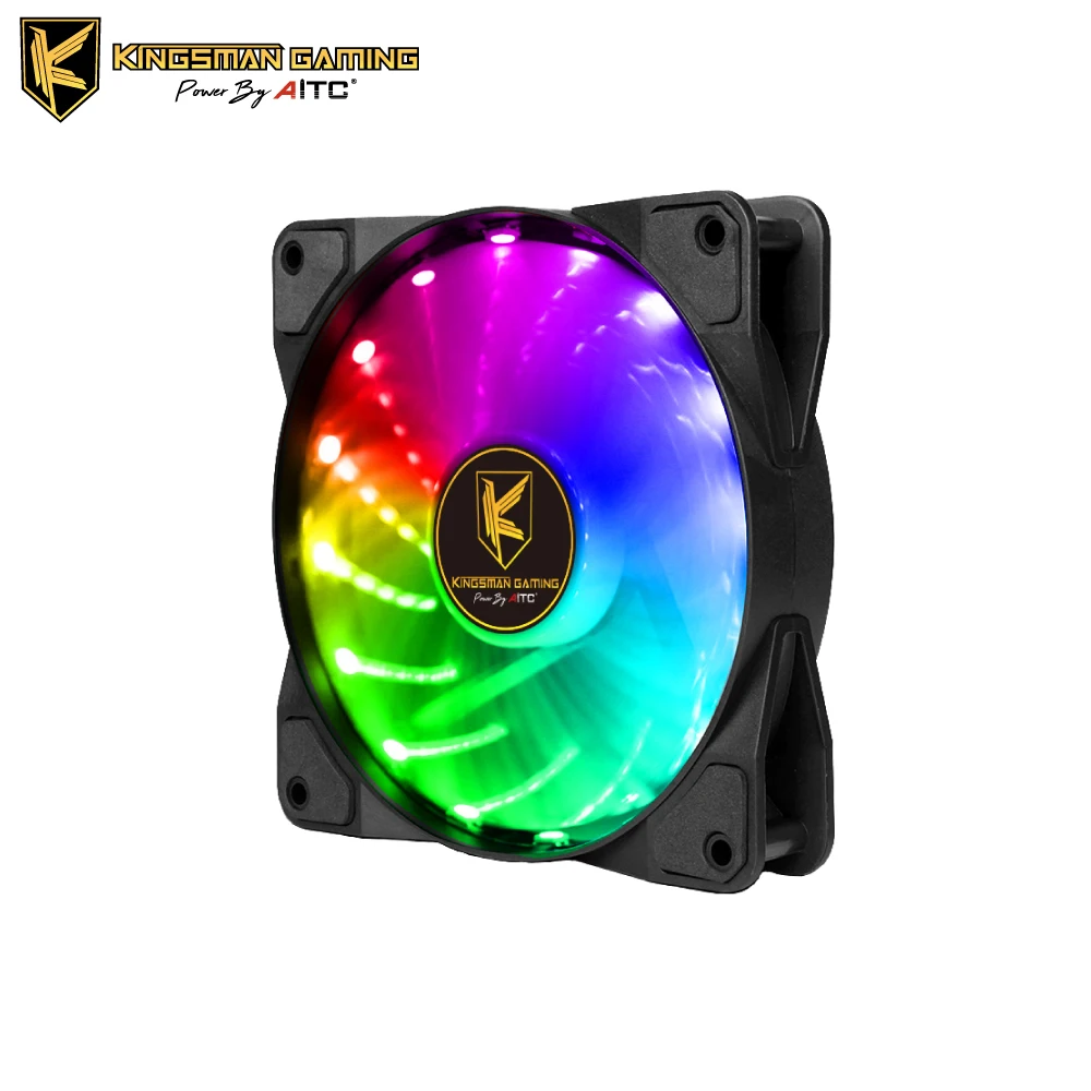 120mm ARGB PC Fan with light strips and remote control