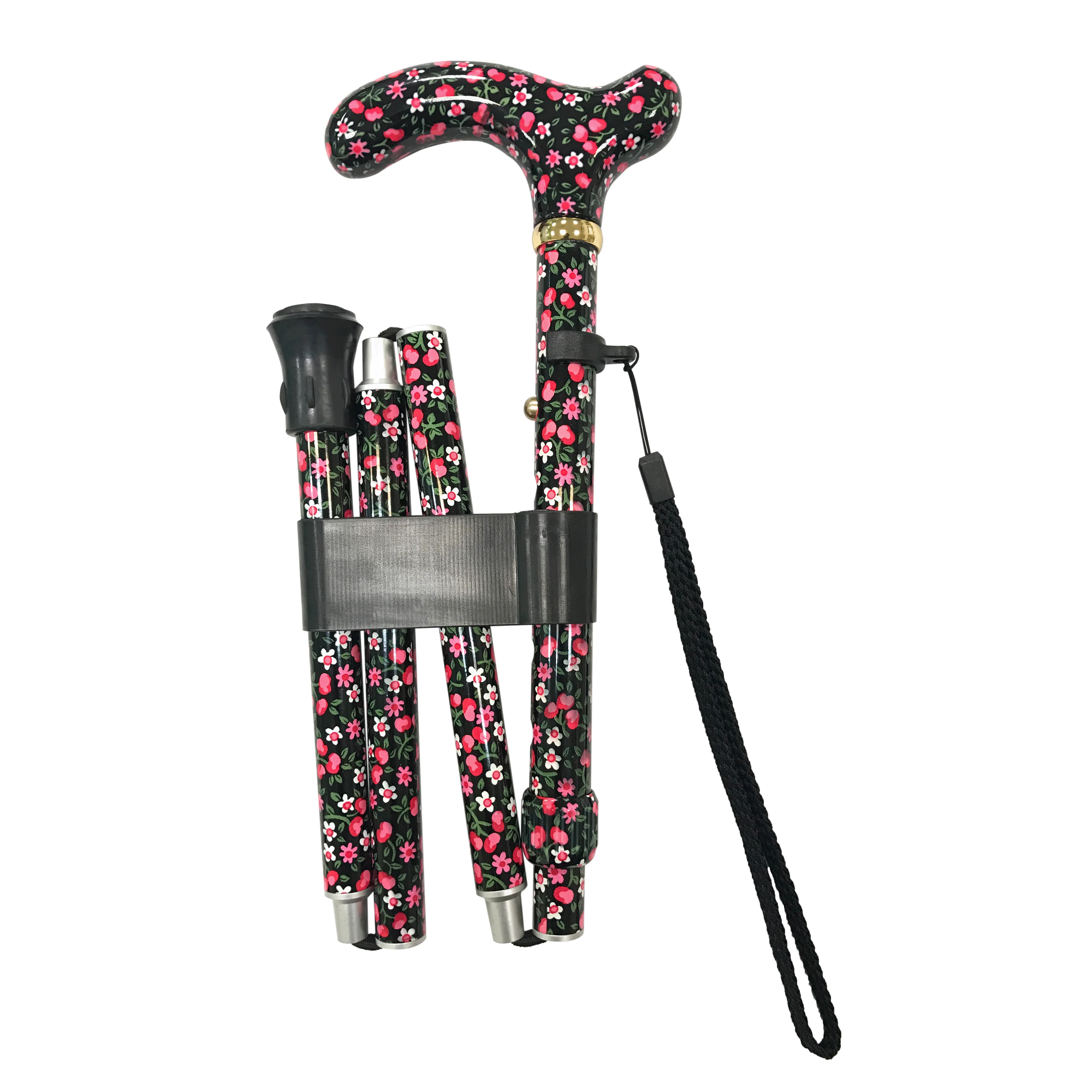 Hiking elderly aluminum convenient walking cane