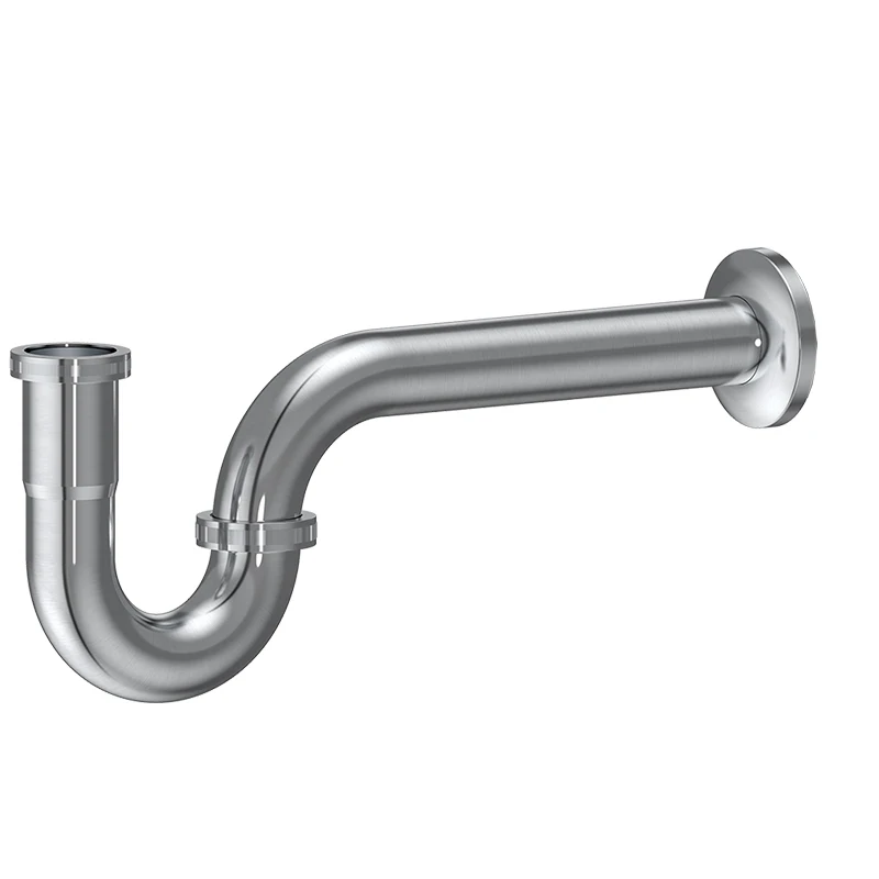 Factory Bathroom Accessories Brass Brushed Gold Siphon Waste Drain Wash Basin Bottle Sink P Trap