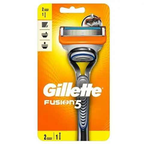 12 BRAND NEW GILLETTE FUSION 5 REFILL RAZOR BLADES, 12 Cartridges
