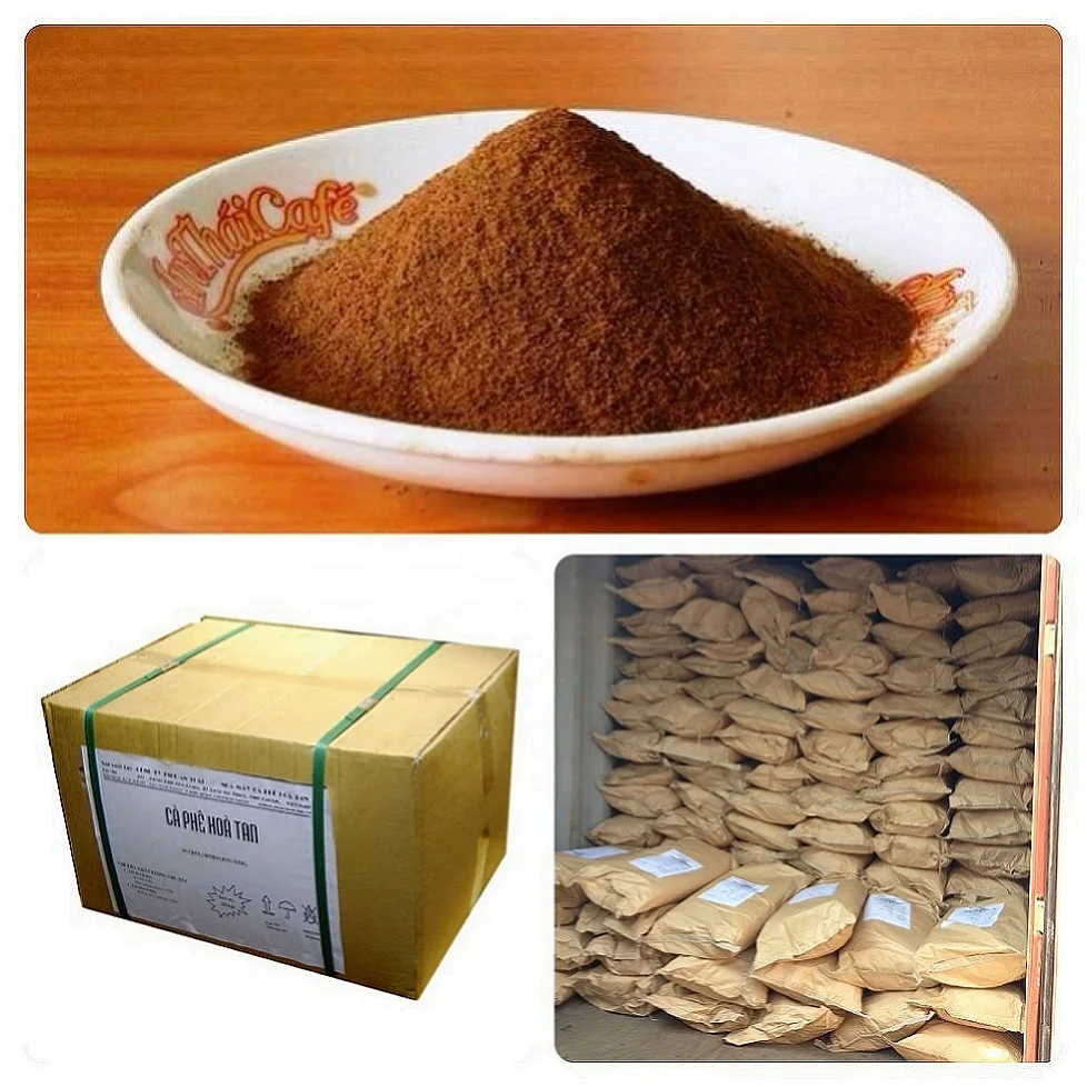 Quality Spray Dry Coffee with Spray Dried Instant Coffee Powder in Inexpensive Price Made in 100% Robusta Vietnam