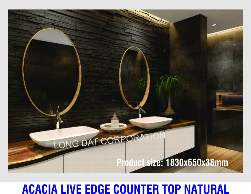 ACACIA LIVE EDGE COUNTER TOP NATURAL