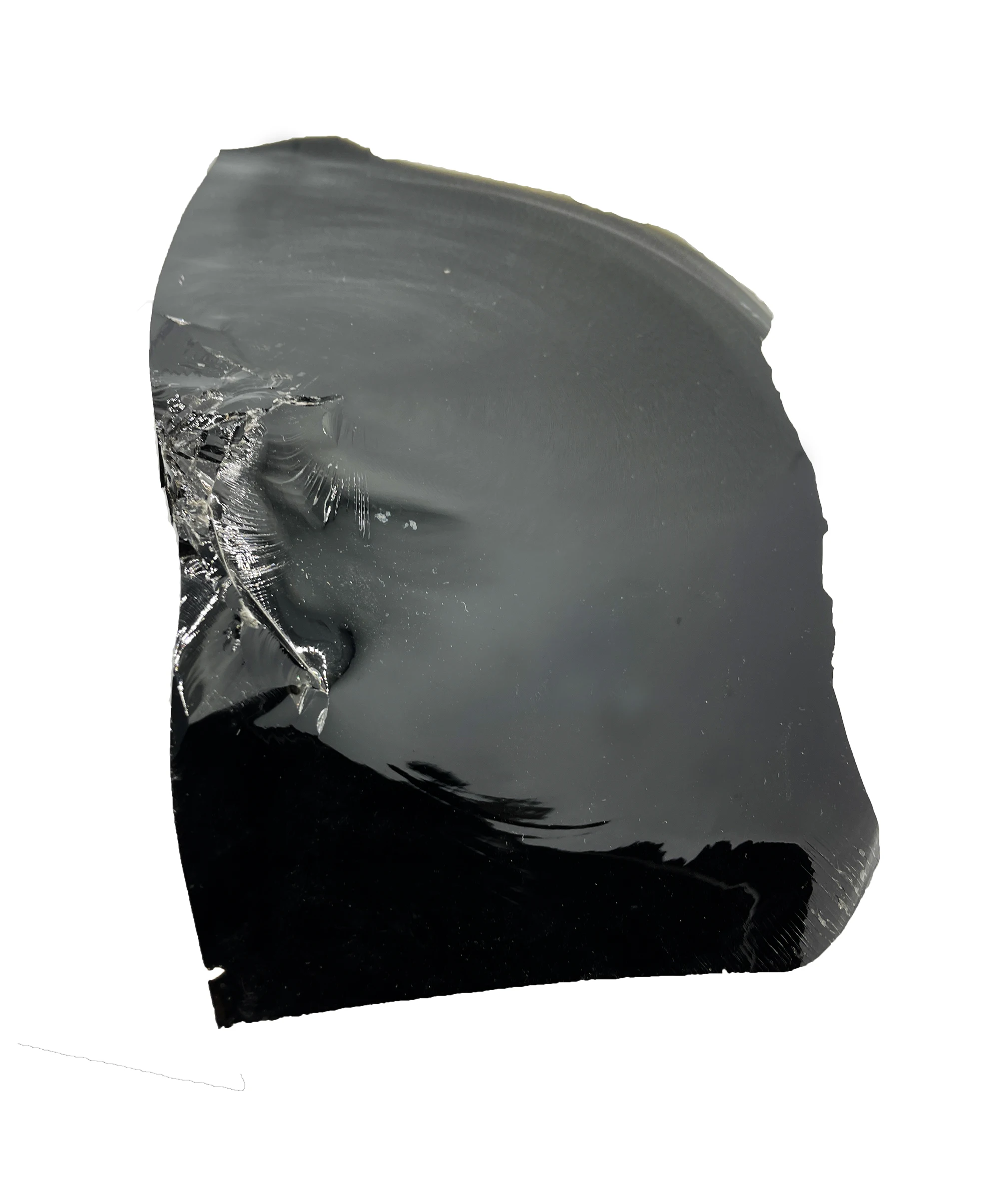 Rough Black Natural Obsidian From Mexico