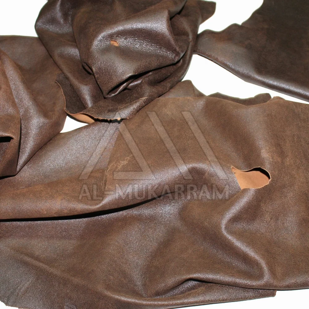 
Custom genuine goatskin real leather skin 