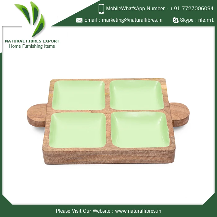 Оптовая поставка дизайн вашей кухни с безопасным для еды манго деревянным сервировочным блюдом ручной росписью