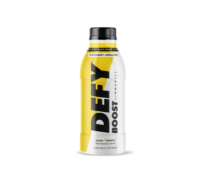 DEFY Boost Elderberry Lemonade No Cbd No Gluten Without Artificial Colours 6pk/ 16.9Z Bottle