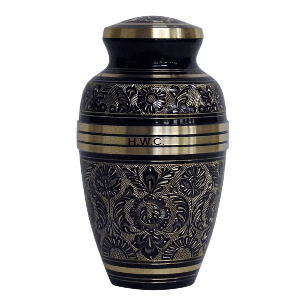 Полностью ручная гравировка Лидер продаж латунная урна для кремации новый дизайн красивые похоронные