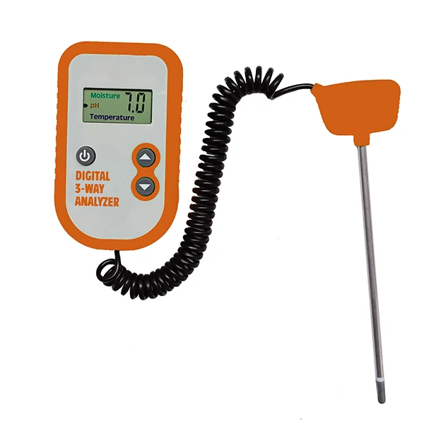 New Digital 3 Way Analyzer - Moisture pH Temperature