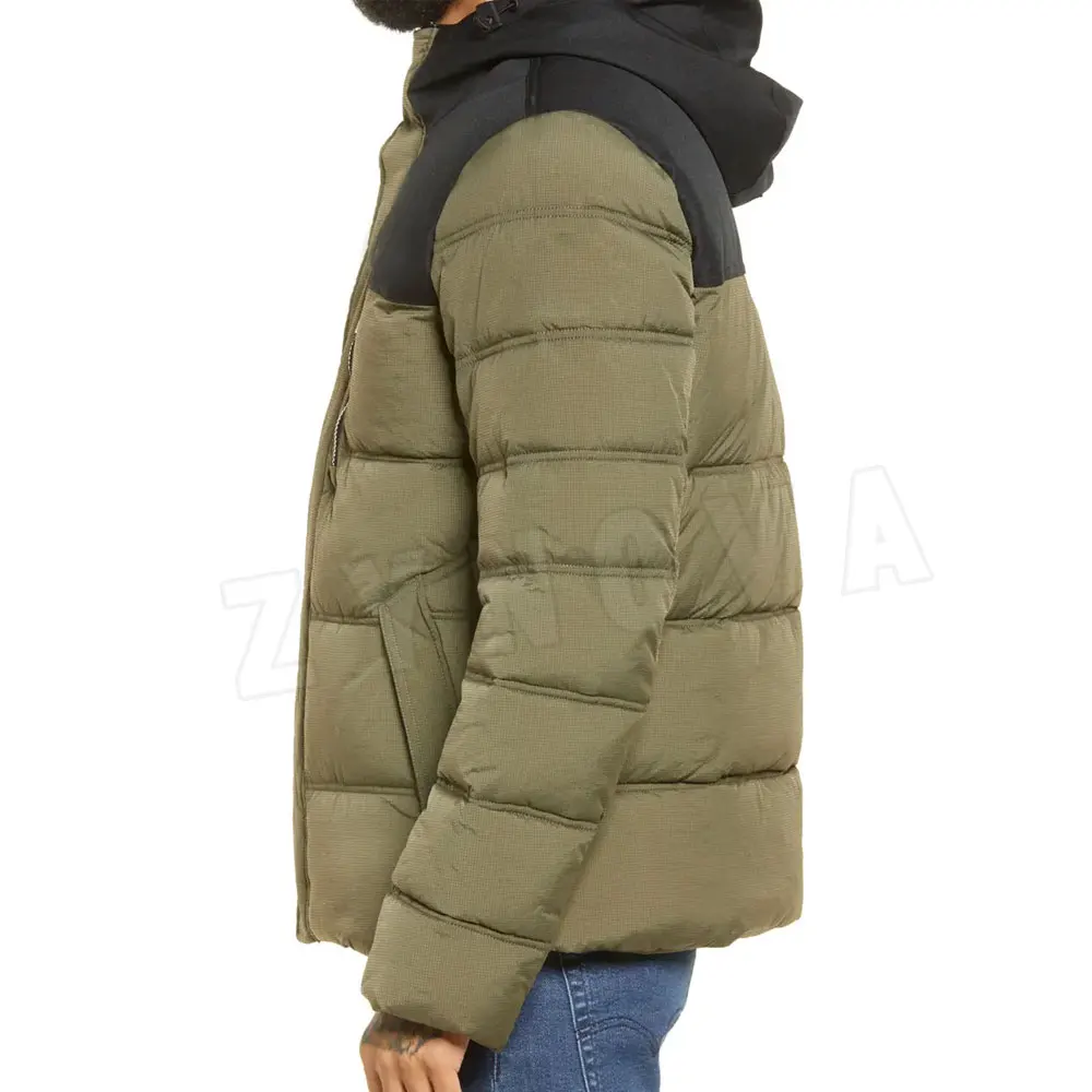 
High Quality 100% Polyester Men Blank Bubble & Puffer Jackets 