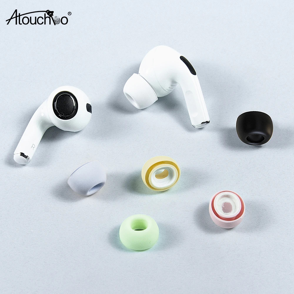 Мягкие удобные для Airpods Pro силиконовые вкладыши