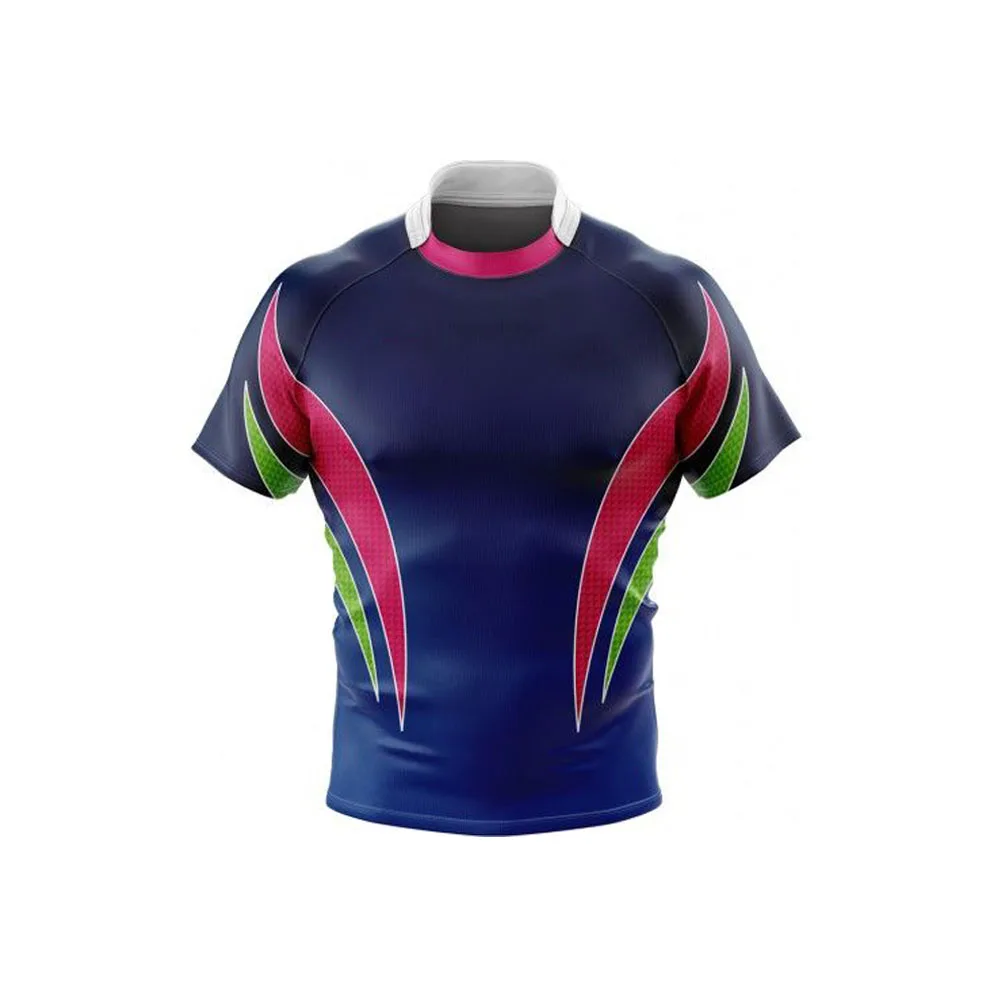 2022 Hot sale Factory price Wholesale Custom made rugby jersey sublimated Rugby Shirt rugby uniform
