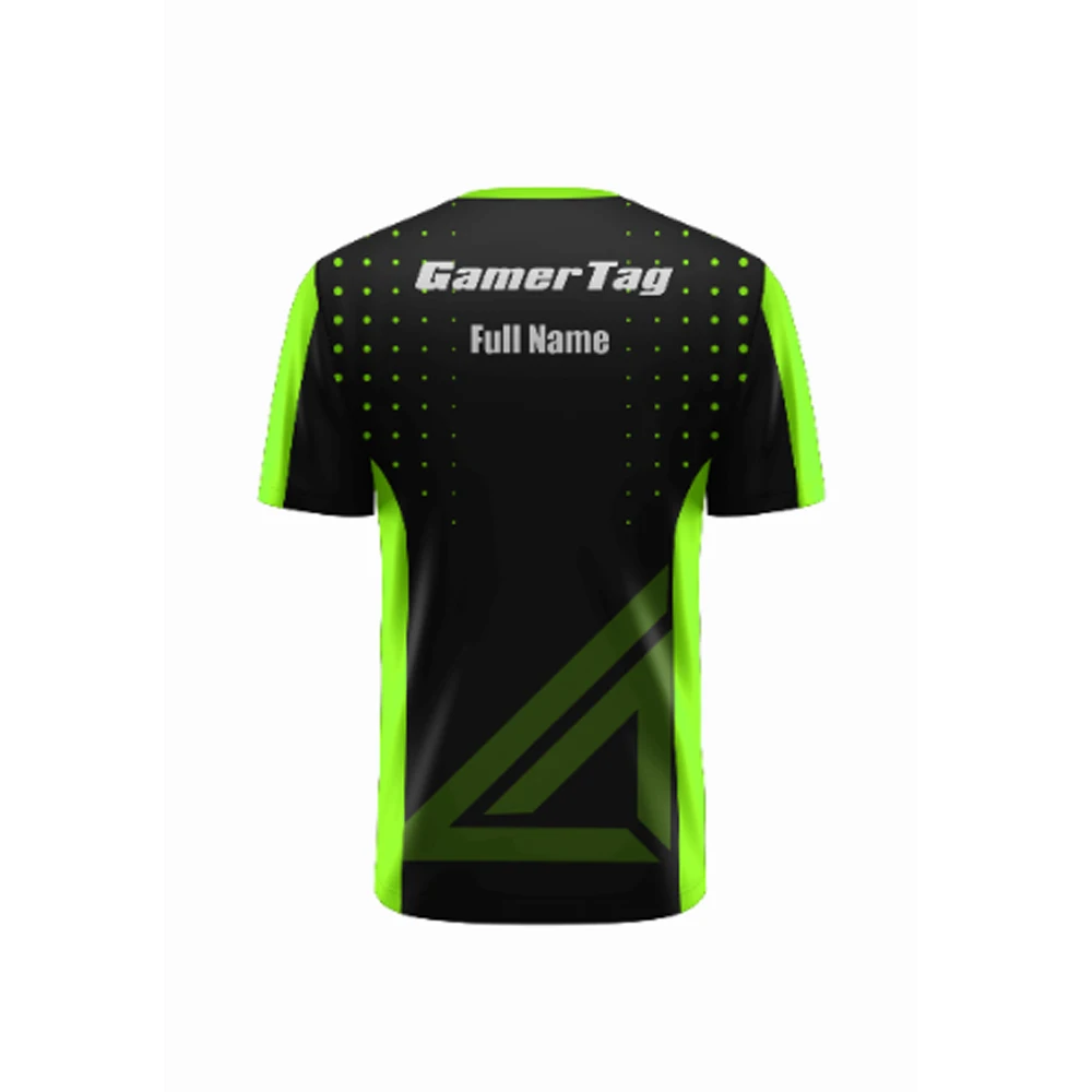 OEM Service Custom Free Design All Over Printed Esports Jersey Quick Dry Breathable Comfortable Gaming T-shirts 2021