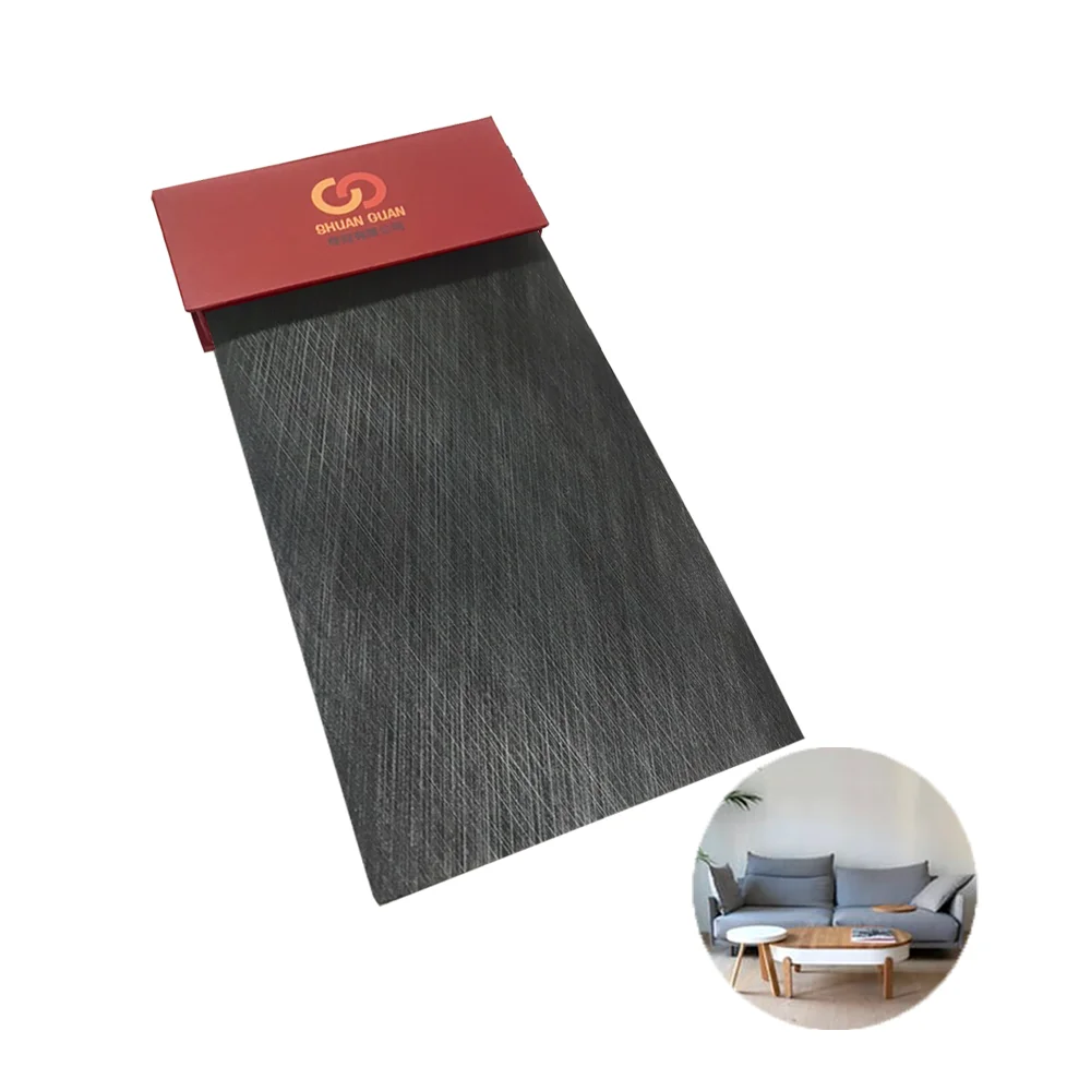 Высококачественная темно-бежевая ПВХ искусственная кожа с защитой от царапин