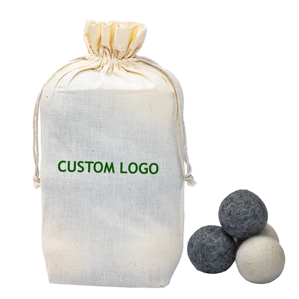 Eco-Friendly Nepal Made  Wool Dryer Balls 4*pack with zero waste packaging