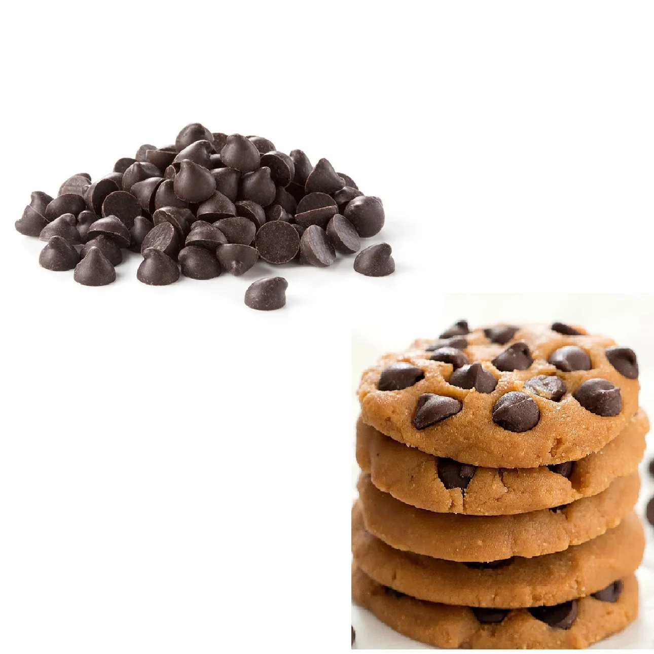 Perfect Supplier Cake Decoration Flavour Chocolate Chips With Round Shape From Malaysia