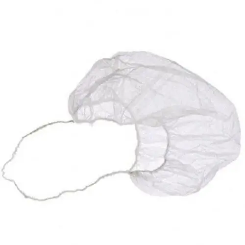 Einweg-Bartschutz, elastisch, fur Lebensmittelservice, Kuche, latexfrei, 100 Stuck, Weib