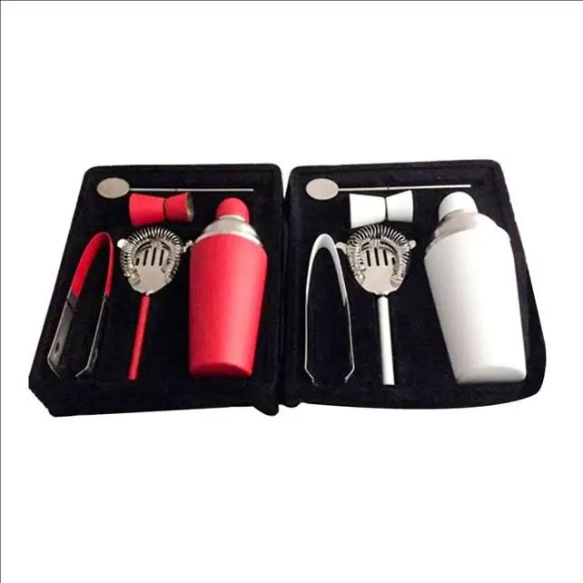 Cocktail Shaker Home Bar Set Complete Bartender Kit cheap outdoor bar sets With Bag