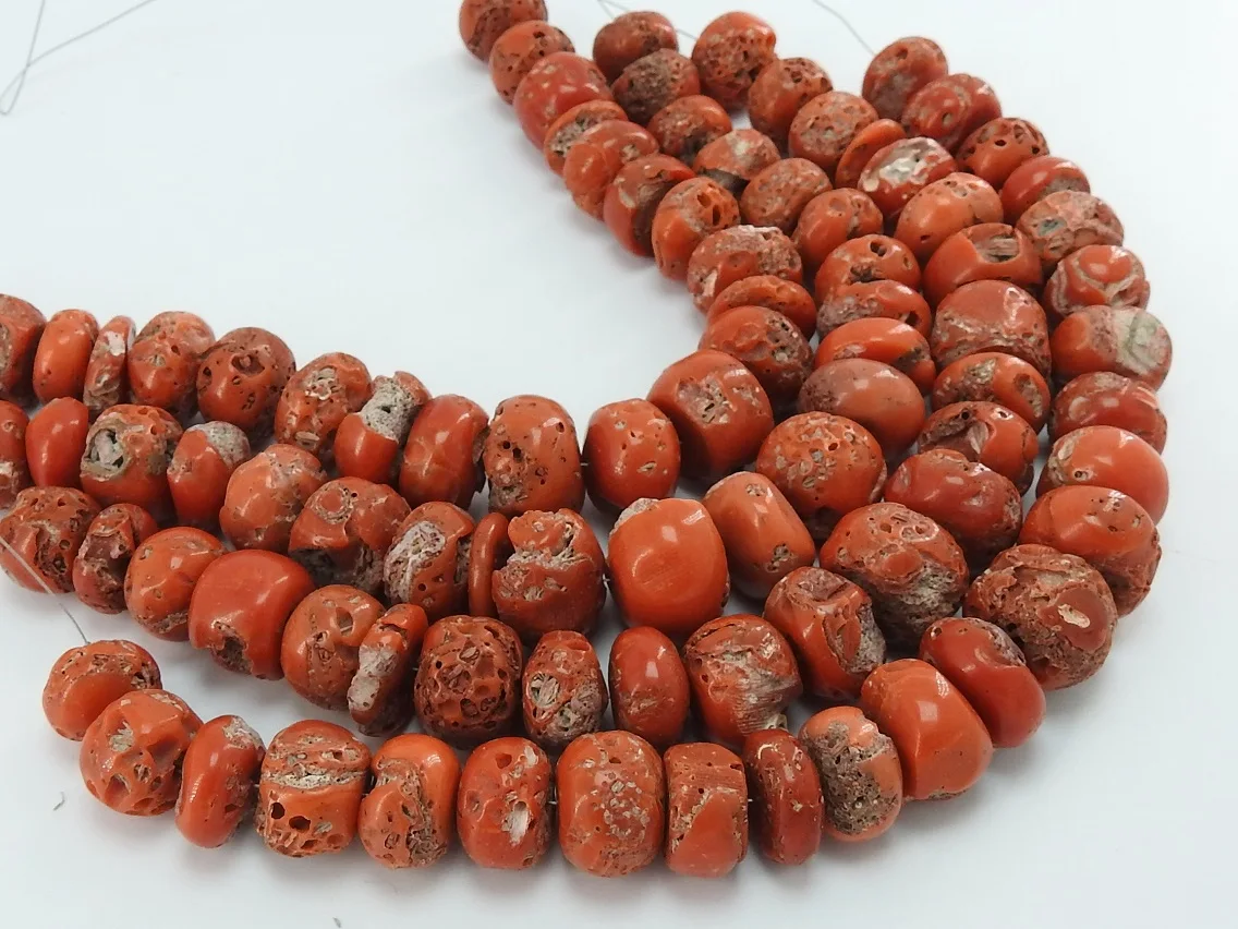 Red Italian Coral Smooth Roundel Beads, Handmade Roundel Beads,coral Necklace Wholesale Price New Arrival Strand Natural 8 Inch
