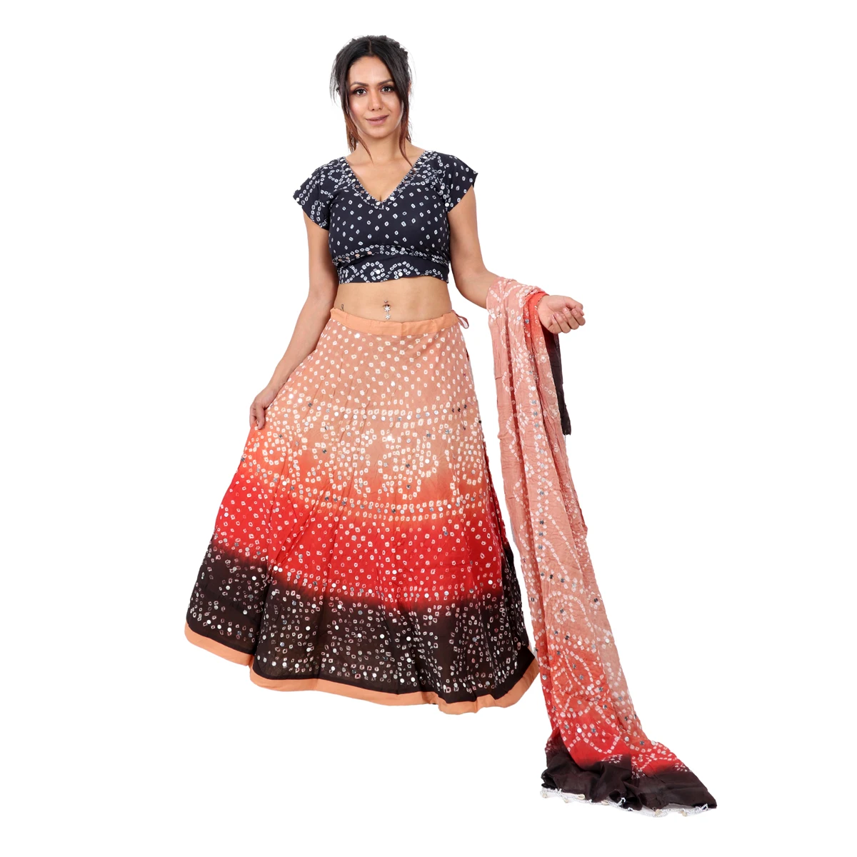 Indian Cotton Ghagra Choli lengha