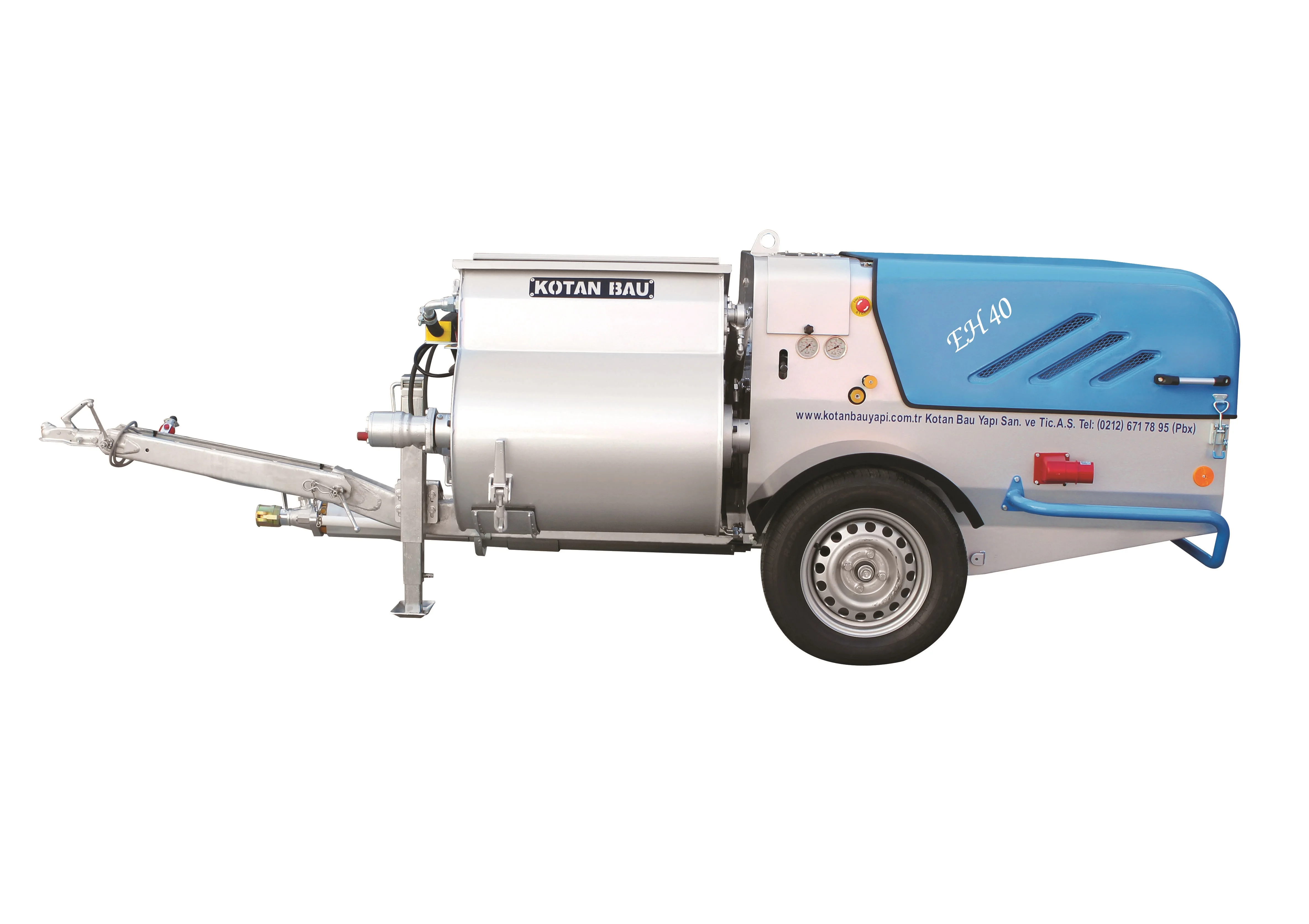 Mortel Meister EH 40 Spray Plastering Machine - Mortar Spray Machine (Electric)