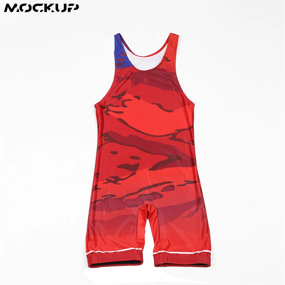 Youth Adults Cheap sublimated custom-made wrestling singlets
