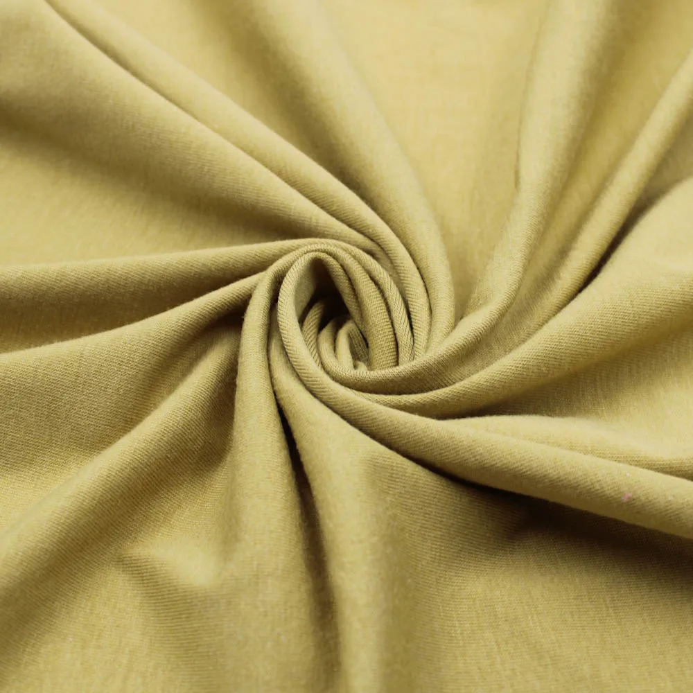 Olive Light Cotton Modal Fabric - 160 GSM Style 791