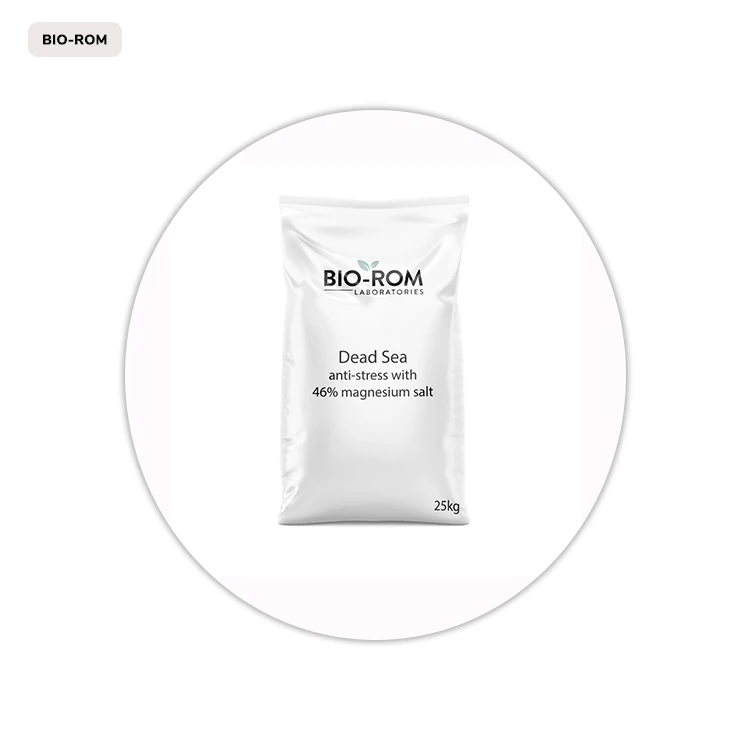 Натуральная и органическая соль для ванны из Израиля, 46% магния