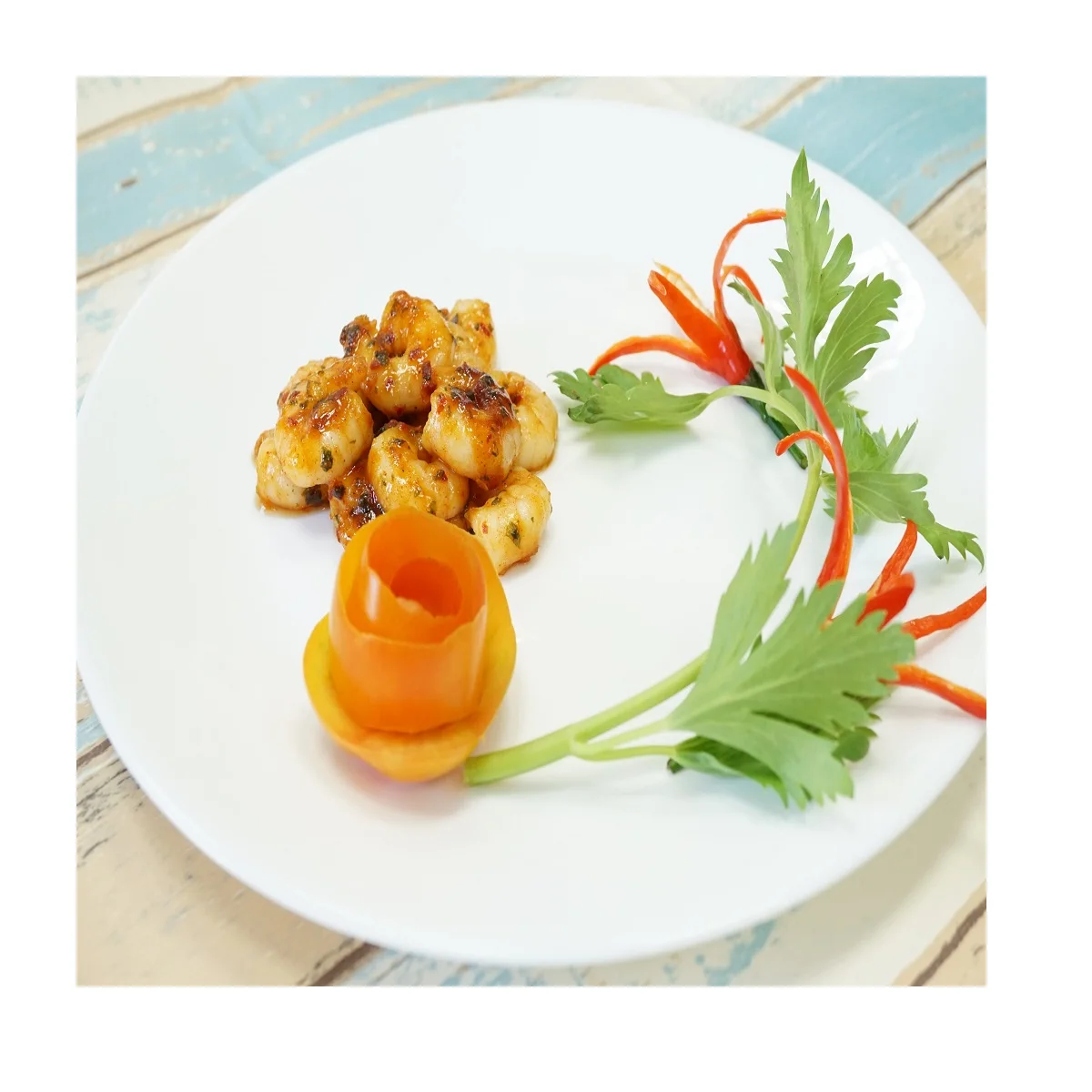 High Quality Frozen Raw White Shrimp With Mango Chili Coconut Marinade Export From Vietnam