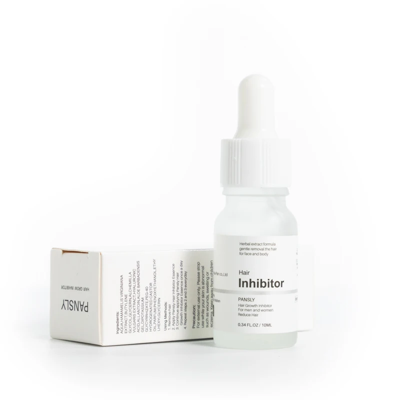 XBY OEM Low MOQ Harbel Extract Permanent Painless Powerful 10Ml Hair Growth Inhibitor Essence Hair Removal Serum