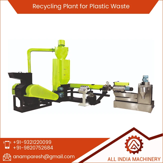 
Superb Quality Plastic Waste Recycling Plant with Maximum Output 