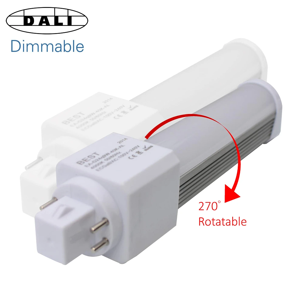 DALI dimmable 4 pin 13W LED PL lamp replacement