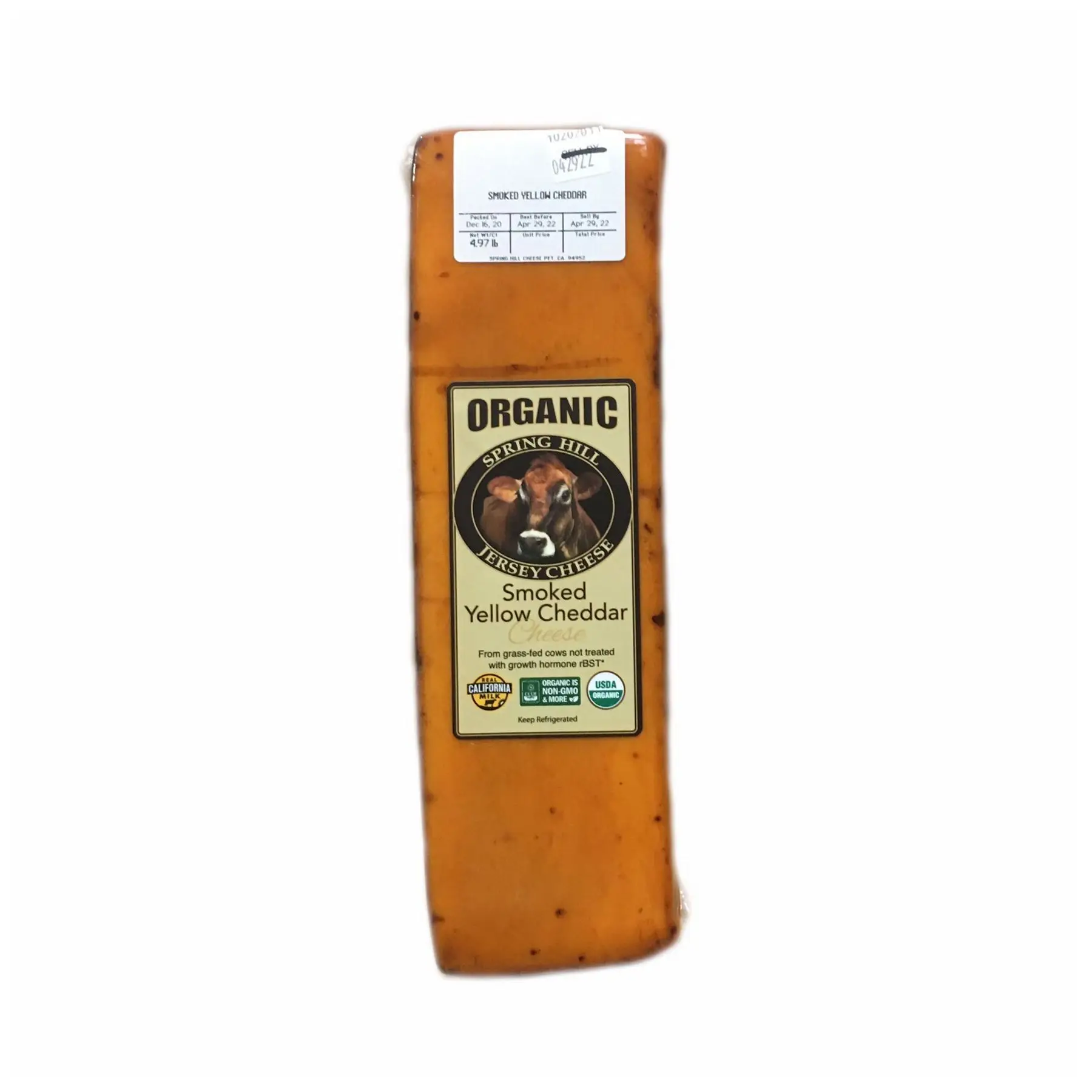 
Копченый желтый дешевый органический сыр 5lb 