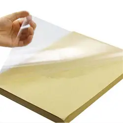 Self Adhesive Vinyl A4 Sheet Printing Clear Waterproof Transparent Sticker Paper