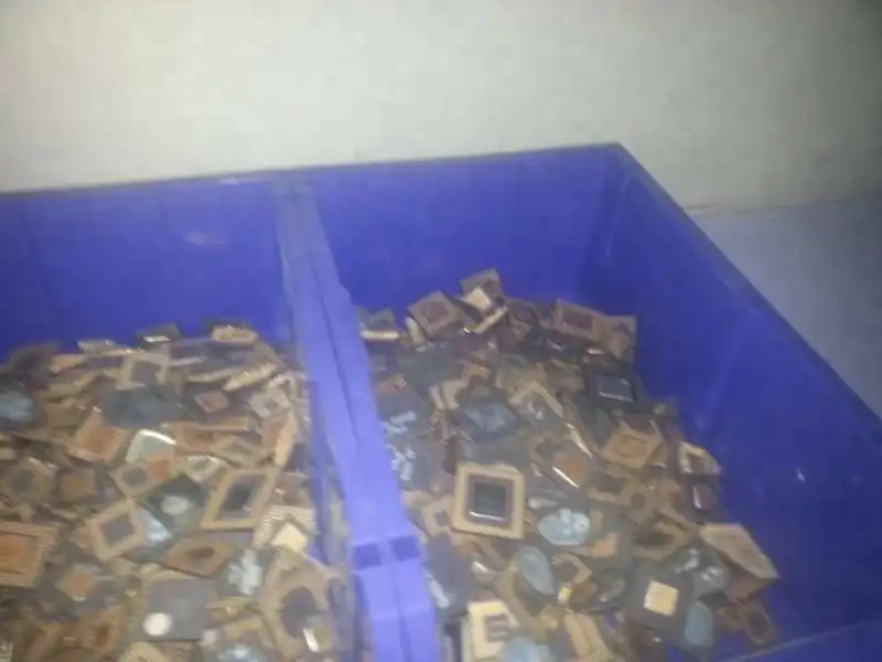 386 and Intel 486 Scrap Ceramic CPU Scrap for sale