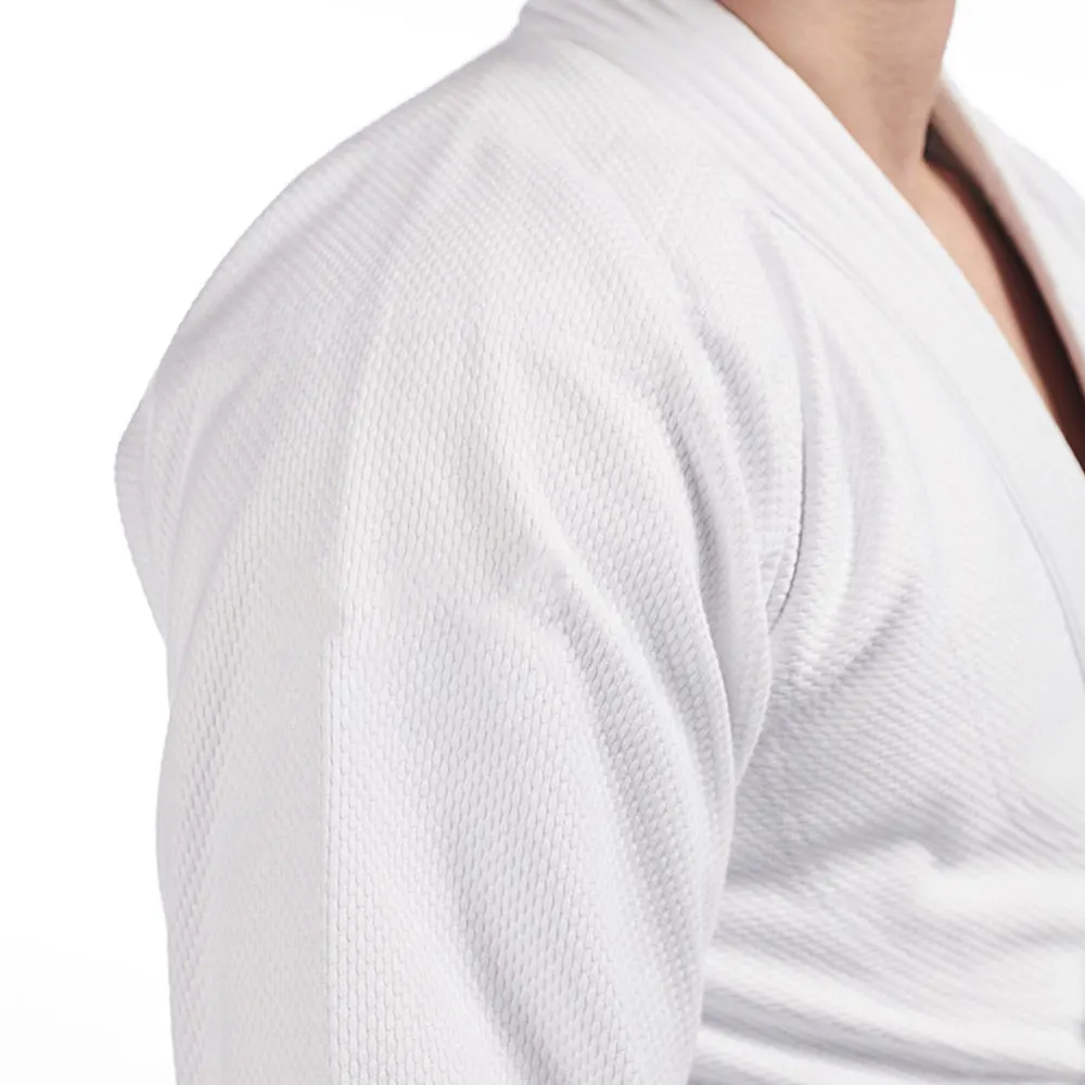 450gsm 100% Cotton Fabric Judo Kimono Double Weave White Judo Uniform Judo Gi