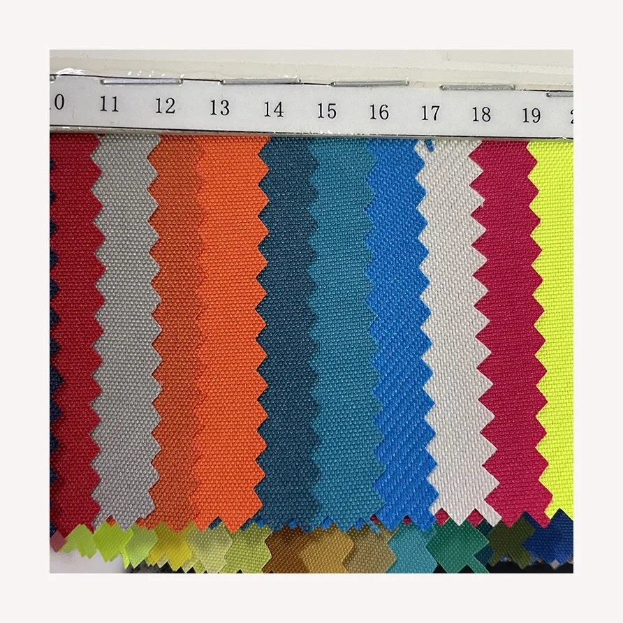Ready To Ship Polyester 300D Oxford Different Colors 450mm Waterproof PU Coated  Fabric For Tent And Bag