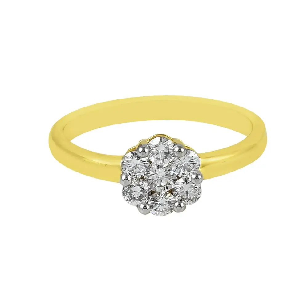 High quality gold plated 925 sterling silver zircon gemstone ring for jewelry maker wholesale