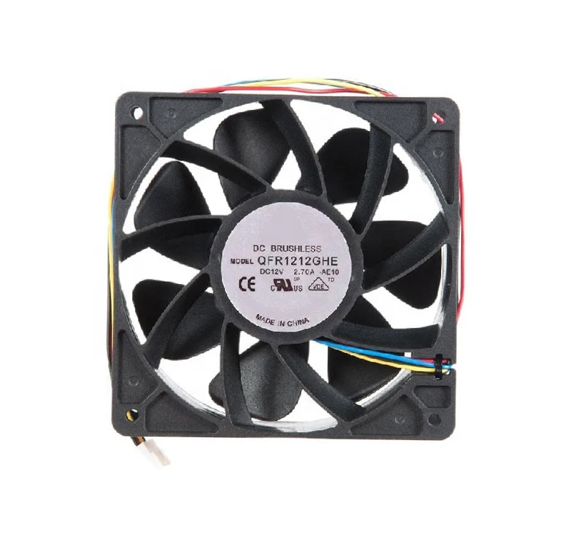High Speed 120x120x38 Dc Axial Fan 12038 6000RPM 12V 2.7A Cooling Fan Replacement 4pin Connector Axial Flow Fans