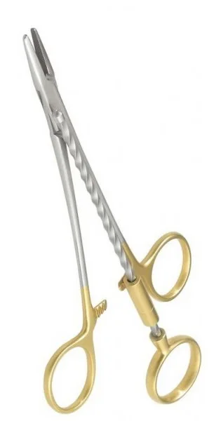 Stainless Steel Needle Holders Blunt Shape New Surgical Instruments Mayo Hegar Needle holder 14cm Blunt Shape Catcher / Holders