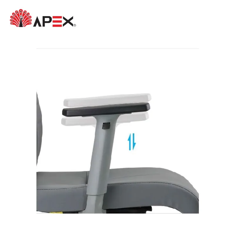 Minimalistic Elegant Becko Series Office Furniture Adjustable Backrest Synthetic Leather Chairs Visitor Guest