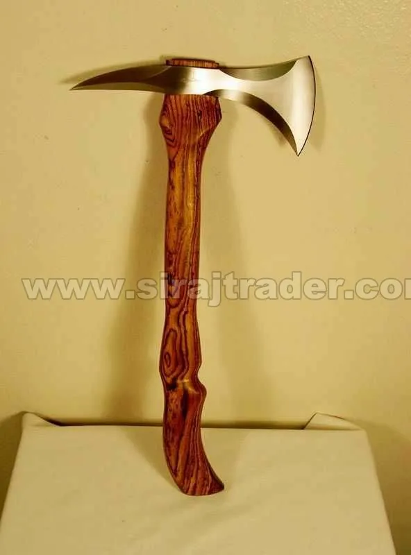 Стальной топор D2 ручной работы с ручкой из дерева новая модель