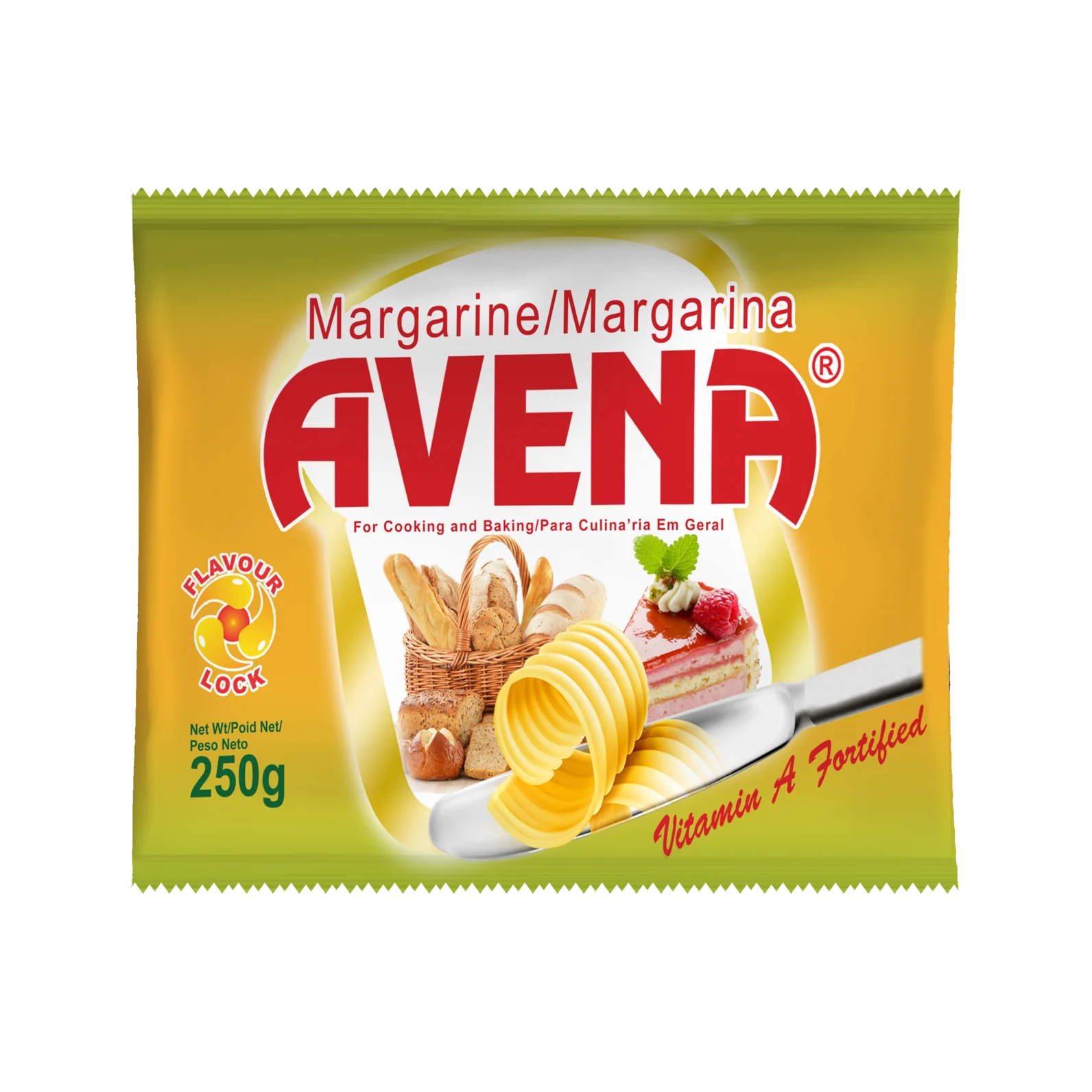 Good quality blending type margarine Avena Margarine cooking sachet packaging