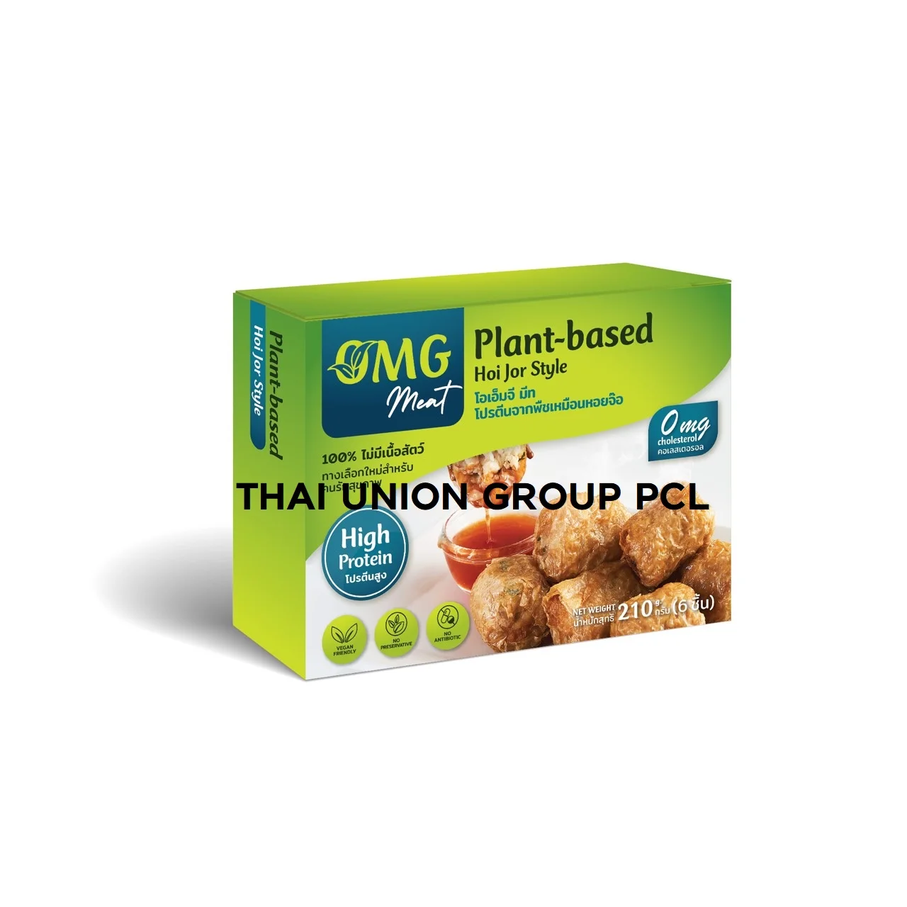 Новый продукт, завод по изготовлению замороженной пищи, краб Hoi Jor, готов к употреблению, для розничных и пищевых услуг, изготовленный в Таиланде компанией Thai Union Group