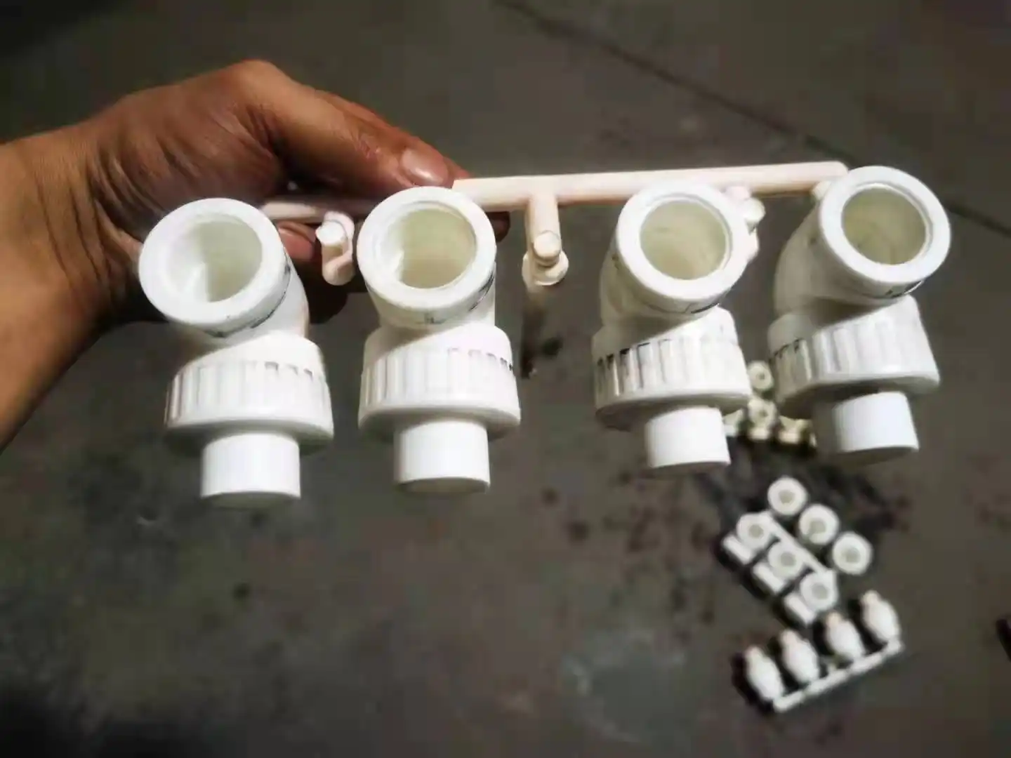 Second Mold Factory PPR Pipe Fitting Injection Mould Used PPR Bridge Fitting Mold