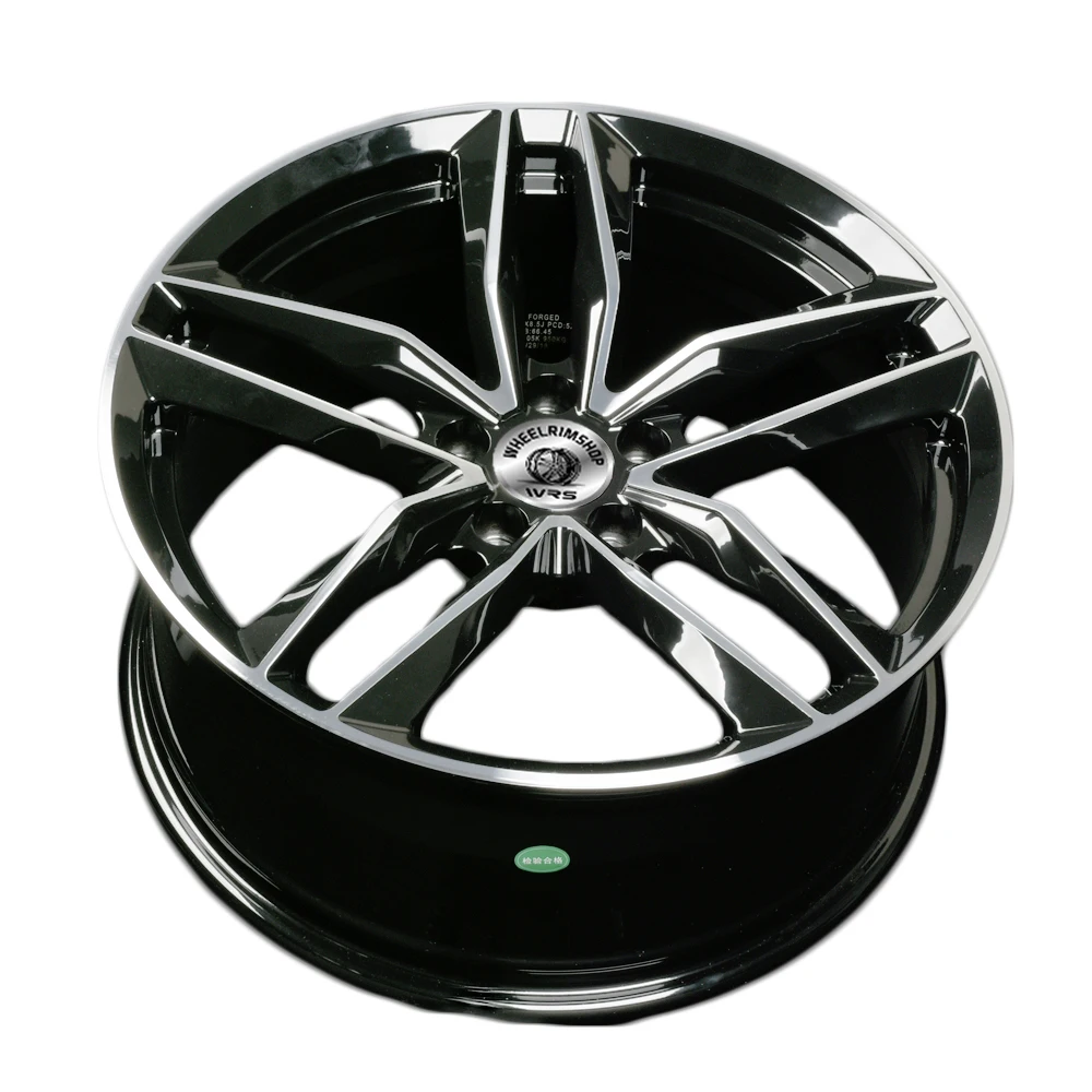 WR-420 Black 8 Lug Custom Original Forged Tires Rims for Audi A5 Subaru Forester TR Beadlock